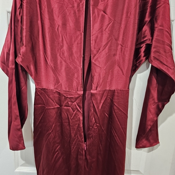 Veronica Beard Sabri Ruched Silk Midi Dress - Picture 6 of 8